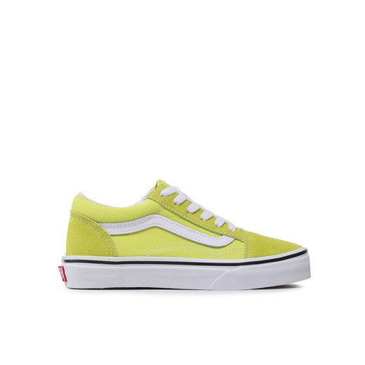 Vans Tenisówki Old Skool VN0A7Q5FZUD1 Zielony ze sklepu MODIVO w kategorii Trampki dziecięce - zdjęcie 182614380