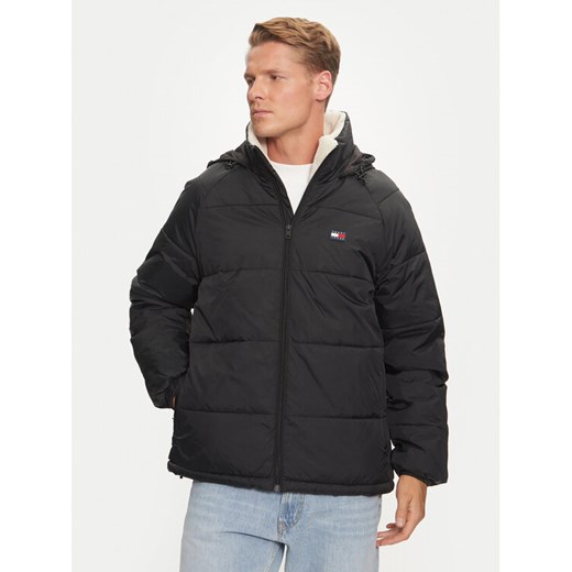Tommy Jeans Kurtka zimowa DM0DM20003 Czarny Relaxed Fit ze sklepu MODIVO w kategorii Kurtki męskie - zdjęcie 182614420
