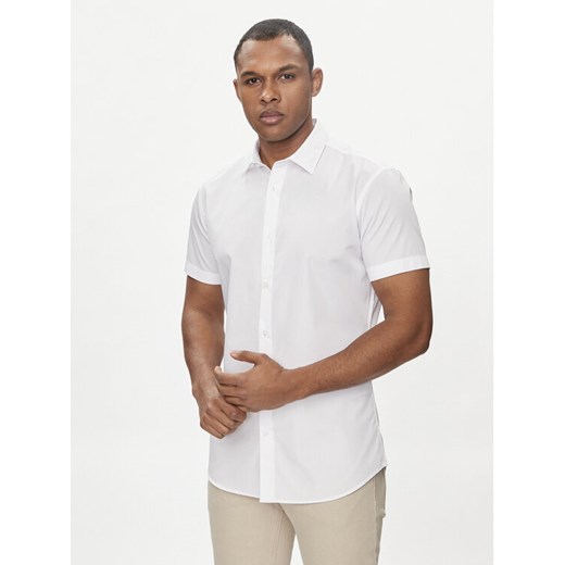 Jack&Jones Koszula Joe 12195062 Biały Slim Fit ze sklepu MODIVO w kategorii Koszule męskie - zdjęcie 182614431