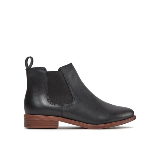 Clarks Sztyblety Taylor Shine 261119654 Czarny ze sklepu MODIVO w kategorii Botki - zdjęcie 182614461