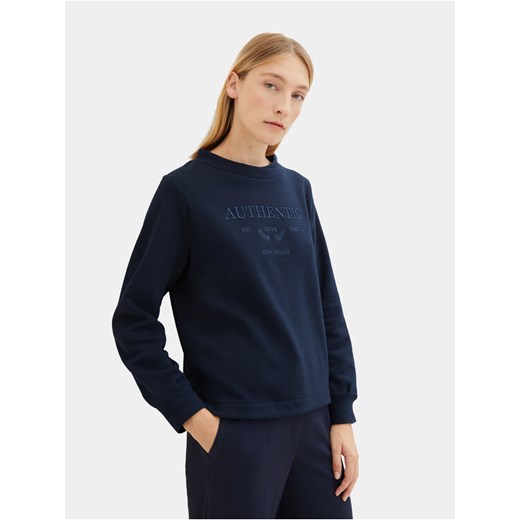 Tom Tailor Bluza 1039069 Granatowy Regular Fit ze sklepu MODIVO w kategorii Bluzy damskie - zdjęcie 182614500