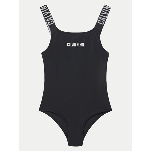 Calvin Klein Swimwear Strój kąpielowy KY0KY00098 Czarny ze sklepu MODIVO w kategorii Stroje kąpielowe - zdjęcie 182614504