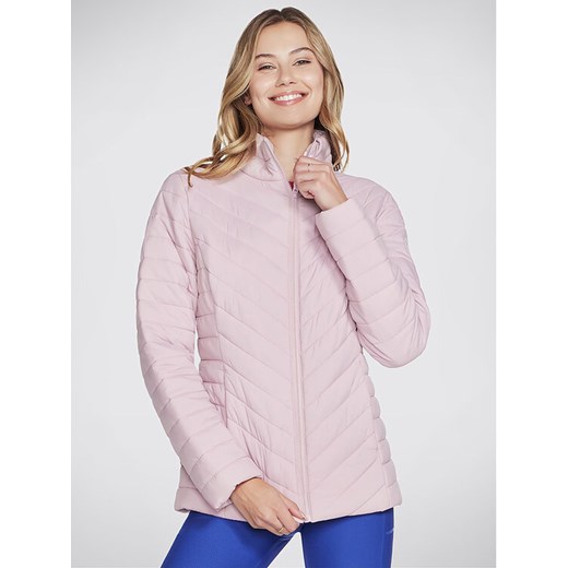 Skechers Kurtka anorak Goshield Everyday Jacket JA6 Różowy Regular Fit ze sklepu MODIVO w kategorii Kurtki damskie - zdjęcie 182614511