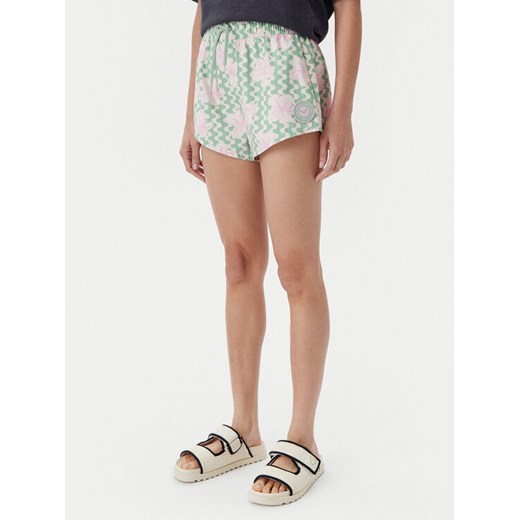 Roxy Szorty kąpielowe ERJBS03313 Zielony Regular Fit ze sklepu MODIVO w kategorii Szorty - zdjęcie 182614592