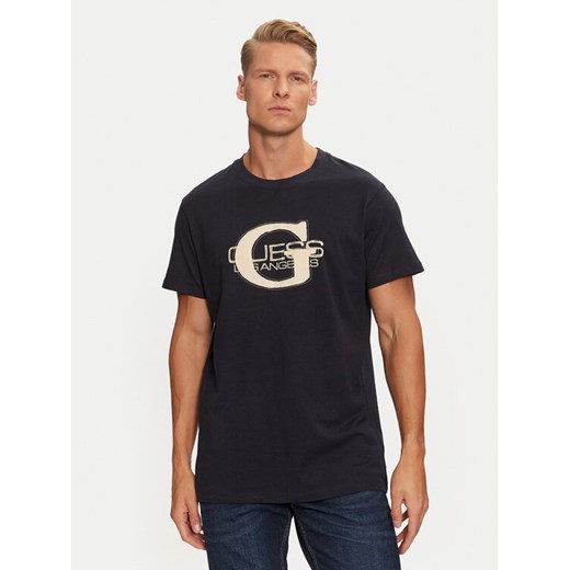 Guess T-Shirt M4BI42 I3Z14 Granatowy Regular Fit ze sklepu MODIVO w kategorii T-shirty męskie - zdjęcie 182614682