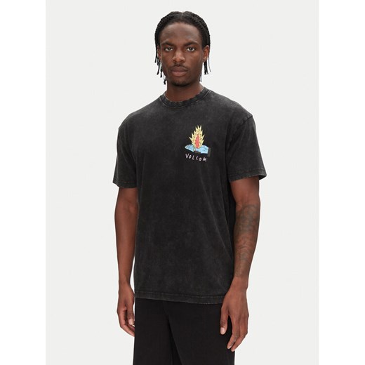 Volcom T-Shirt Bob Moleema 1 A4312553 Czarny Loose Fit ze sklepu MODIVO w kategorii T-shirty męskie - zdjęcie 182614704