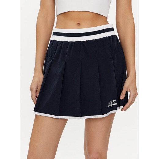 Guess Spódnica trapezowa Arleth V4GD19 WG2Q0 Granatowy Regular Fit - id: 0000303516536 - marki Guess - 182614714 Guess Spódnica trapezowa Arleth V4GD19 WG2Q0 Granatowy Regular Fit ze sklepu MODIVO w kategorii Spódnice - zdjęcie 182614714