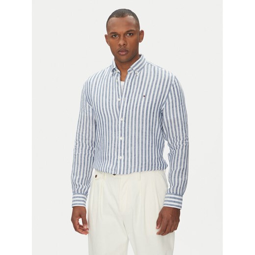 Tommy Hilfiger Koszula Essential MW0MW38581 Niebieski Regular Fit ze sklepu MODIVO w kategorii Koszule męskie - zdjęcie 182614723