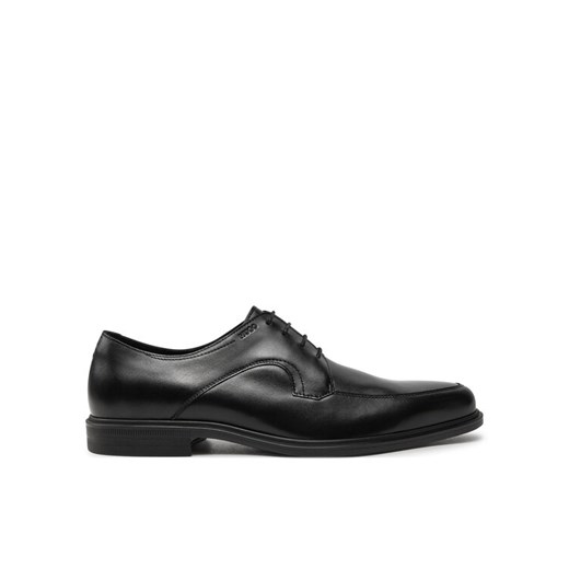 Hugo Półbuty Kerr Derb 50522956 Czarny ze sklepu MODIVO w kategorii Buty eleganckie męskie - zdjęcie 182614744