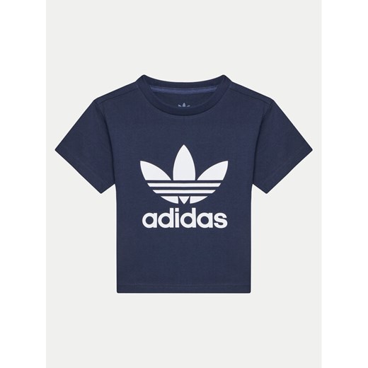 adidas T-Shirt adicolor Trefoil IY2382 Granatowy Regular Fit ze sklepu MODIVO w kategorii T-shirty chłopięce - zdjęcie 182614763