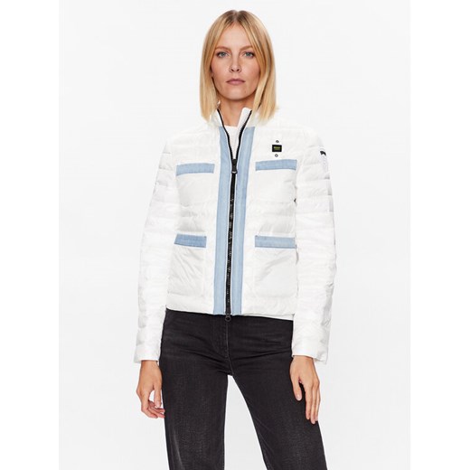 Blauer Kurtka przejściowa Amelia 23SBLDC02005 Biały Regular Fit ze sklepu MODIVO w kategorii Kurtki damskie - zdjęcie 182614771