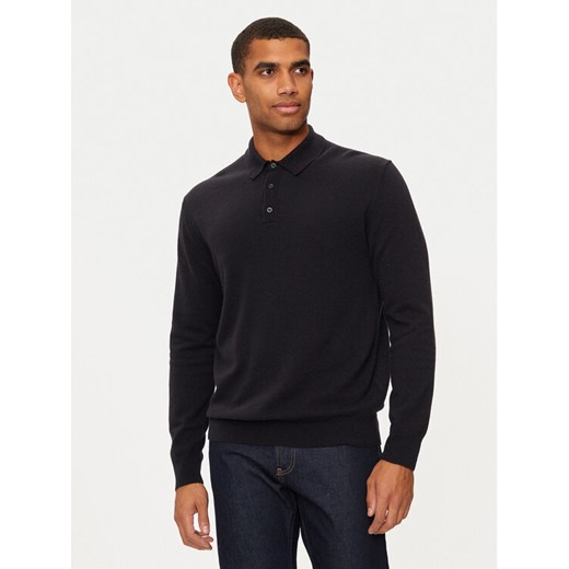 United Colors Of Benetton Sweter 1002U301C Czarny Regular Fit ze sklepu MODIVO w kategorii Swetry męskie - zdjęcie 182614793
