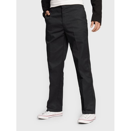 Dickies Spodnie materiałowe 874 Work DK0A4XK6BLK Czarny Original Fit ze sklepu MODIVO w kategorii Spodnie męskie - zdjęcie 182614843