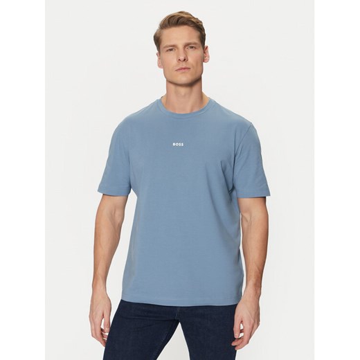 BOSS T-Shirt Tchup 50473278 Błękitny Regular Fit ze sklepu MODIVO w kategorii T-shirty męskie - zdjęcie 182614881