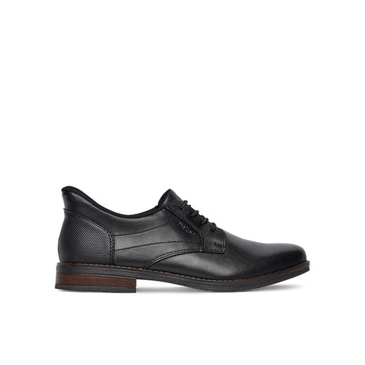 Rieker Półbuty 10353-00 Czarny ze sklepu MODIVO w kategorii Buty eleganckie męskie - zdjęcie 182614913