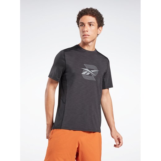 Reebok T-Shirt Activchill Graphic Move HS5933 Czarny Active Fit ze sklepu MODIVO w kategorii T-shirty męskie - zdjęcie 182614952
