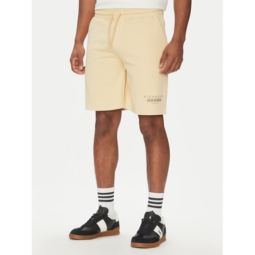 Richmond X Szorty sportowe UMP25007BE Beżowy Regular Fit ze sklepu MODIVO w kategorii Spodenki męskie - zdjęcie 182615012