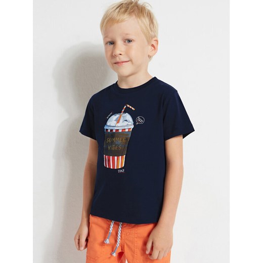 Mayoral T-Shirt 3014 Granatowy Regular Fit ze sklepu MODIVO w kategorii T-shirty chłopięce - zdjęcie 182615053