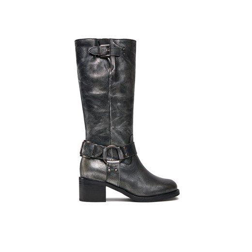 Bronx Kozaki High boots 14291-M Czarny ze sklepu MODIVO w kategorii Kozaki damskie - zdjęcie 182615061