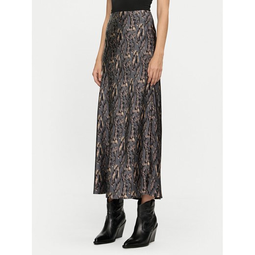 Brave Soul Spódnica maxi LSKW-272JASPER Szary Regular Fit ze sklepu MODIVO w kategorii Spódnice - zdjęcie 182615140