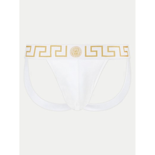 Versace Slipy Jock Strap AUU01017 1A10011 Biały ze sklepu MODIVO w kategorii Majtki męskie - zdjęcie 182615162