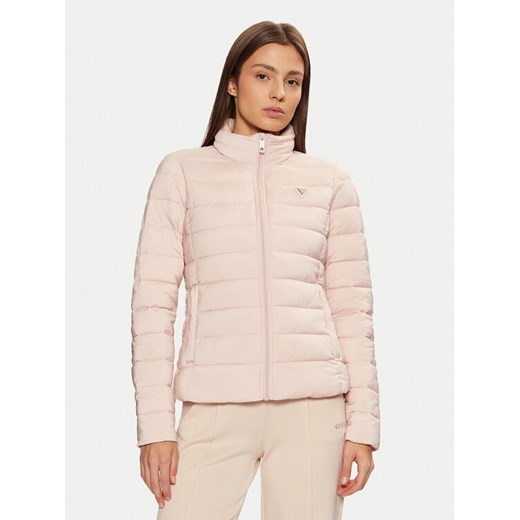 Guess Kurtka puchowa V4YL04 WF3X0 Różowy Regular Fit ze sklepu MODIVO w kategorii Kurtki damskie - zdjęcie 182615234