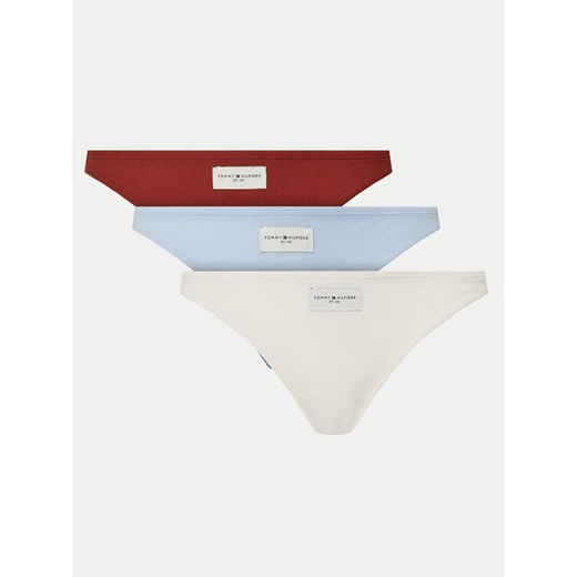 Tommy Hilfiger Komplet 3 par fig klasycznych UW0UW05188 Kolorowy ze sklepu MODIVO w kategorii Majtki damskie - zdjęcie 182615263