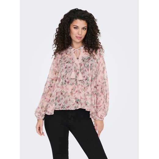 ONLY Bluzka Aida 15283695 Różowy Loose Fit ze sklepu MODIVO w kategorii Bluzki damskie - zdjęcie 182615301