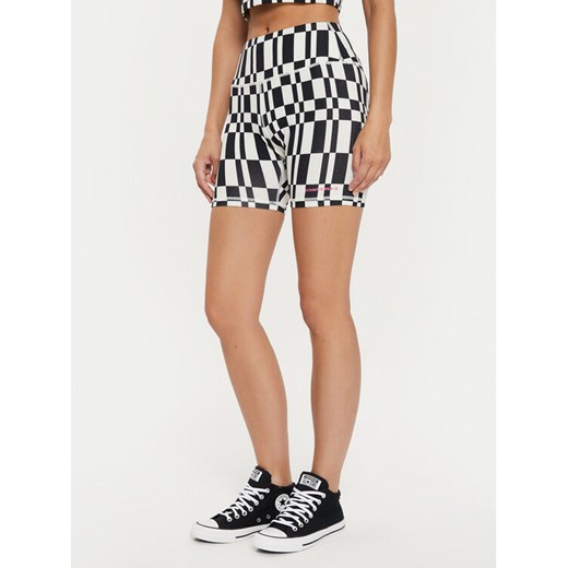 Converse Szorty sportowe W Aop Wordmark Bike Short 10026990-A01 Kolorowy Skinny Fit ze sklepu MODIVO w kategorii Szorty - zdjęcie 182615310