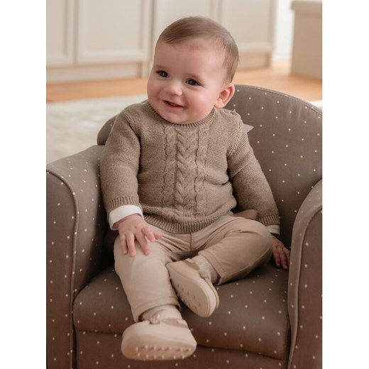 Mayoral Sweter 2305 Beżowy Regular Fit ze sklepu MODIVO w kategorii Bluzy i swetry - zdjęcie 182615314