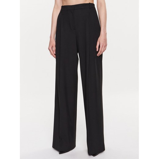 Pinko Spodnie materiałowe 100157 A0HO Czarny Relaxed Fit ze sklepu MODIVO w kategorii Spodnie damskie - zdjęcie 182615360