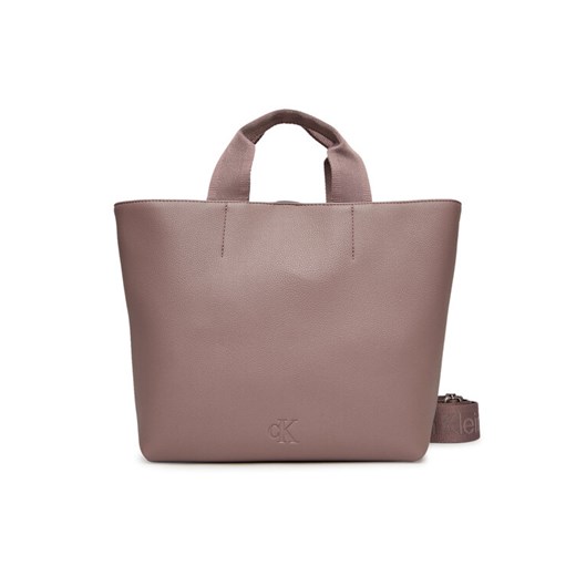 Calvin Klein Jeans Torebka Ultralight Mini Tote LV04K3112G Różowy ze sklepu MODIVO w kategorii Torby Shopper bag - zdjęcie 182615462