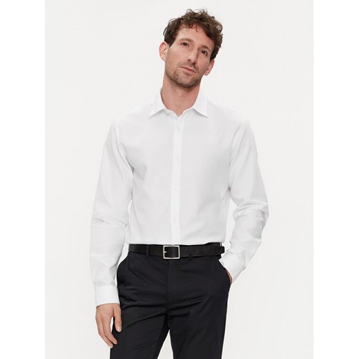 Jack&Jones Koszula Harvey 12248522 Biały Slim Fit ze sklepu MODIVO w kategorii Koszule męskie - zdjęcie 182615480