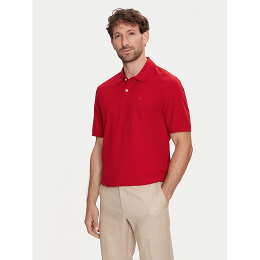 Bugatti Polo 8150 95030 Czerwony Regular Fit ze sklepu MODIVO w kategorii T-shirty męskie - zdjęcie 182615521