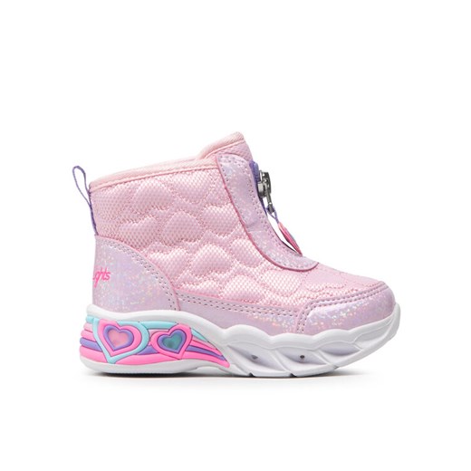 Skechers Śniegowce Heart Hugger 302666N/PKMT Różowy ze sklepu MODIVO w kategorii Buty zimowe dziecięce - zdjęcie 182615532