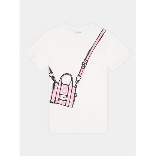 Marc Jacobs Sukienka codzienna W60072 D Écru Regular Fit ze sklepu MODIVO w kategorii Sukienki dziewczęce - zdjęcie 182615540