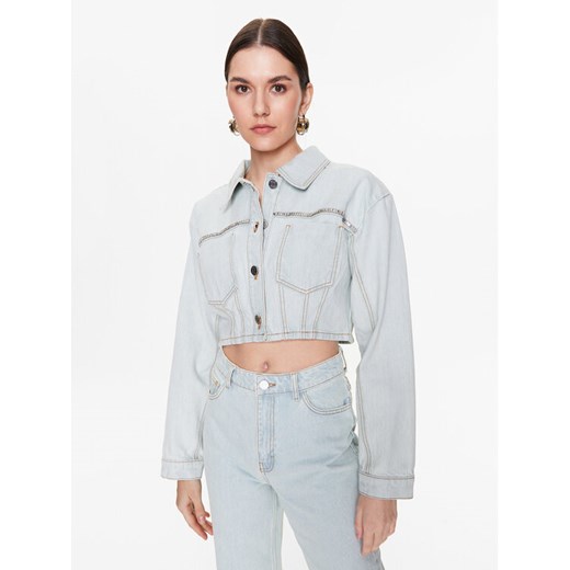 Gestuz Kurtka jeansowa Calia 10906912 Niebieski Regular Fit ze sklepu MODIVO w kategorii Kurtki damskie - zdjęcie 182615561
