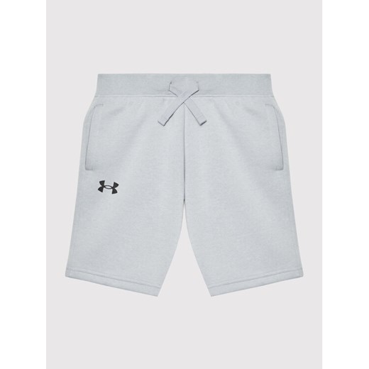 Under Armour Szorty sportowe Rival 1363508 Szary Regular Fit ze sklepu MODIVO w kategorii Spodenki chłopięce - zdjęcie 182615572