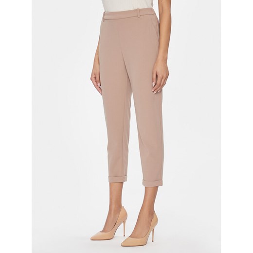 Vero Moda Chinosy Sara 10299871 Beżowy Straight Fit ze sklepu MODIVO w kategorii Spodnie damskie - zdjęcie 182615574