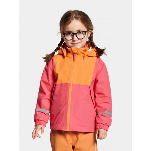 Didriksons Kurtka przeciwdeszczowa Stormhatt 504694 Różowy Regular Fit ze sklepu MODIVO w kategorii Kurtki dziewczęce - zdjęcie 182615613