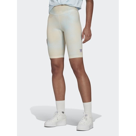 adidas Kolarki Allover HL6602 Kolorowy Extra Slim Fit ze sklepu MODIVO w kategorii Szorty - zdjęcie 182615614