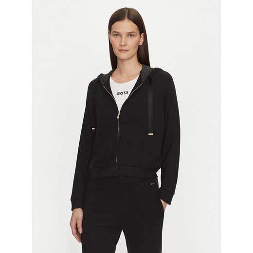 BOSS Bluza 50535842 Czarny Regular Fit ze sklepu MODIVO w kategorii Bluzy damskie - zdjęcie 182615670