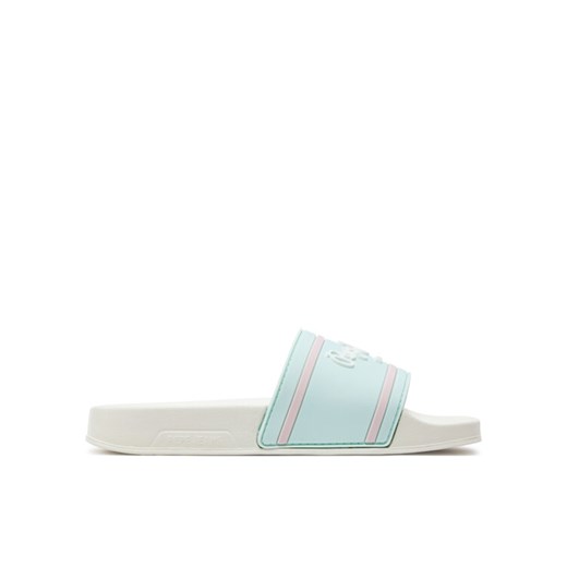 Pepe Jeans Klapki Slider Logo G PGS70061 Niebieski ze sklepu MODIVO w kategorii Klapki dziecięce - zdjęcie 182615833