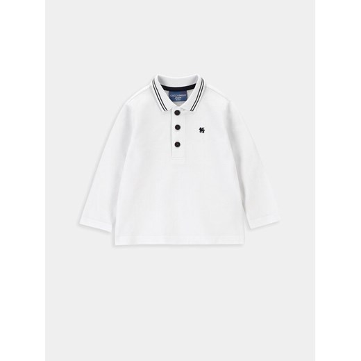 Coccodrillo Polo ZC3143501EBB Biały Regular Fit ze sklepu MODIVO w kategorii Kaftaniki i bluzki - zdjęcie 182615910