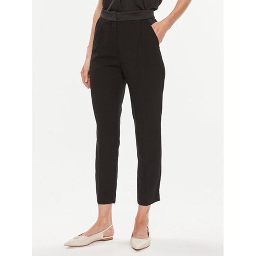 Marella Chinosy Izabel 31360213 Czarny Regular Fit ze sklepu MODIVO w kategorii Spodnie damskie - zdjęcie 182615962