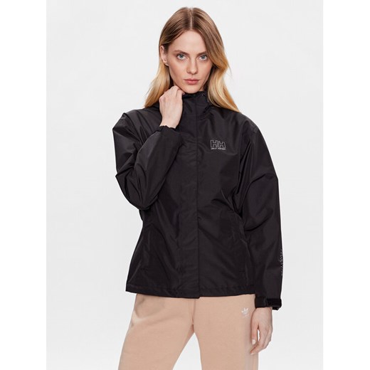 Helly Hansen Kurtka przeciwdeszczowa Seven 62066 Czarny Regular Fit ze sklepu MODIVO w kategorii Kurtki damskie - zdjęcie 182615973
