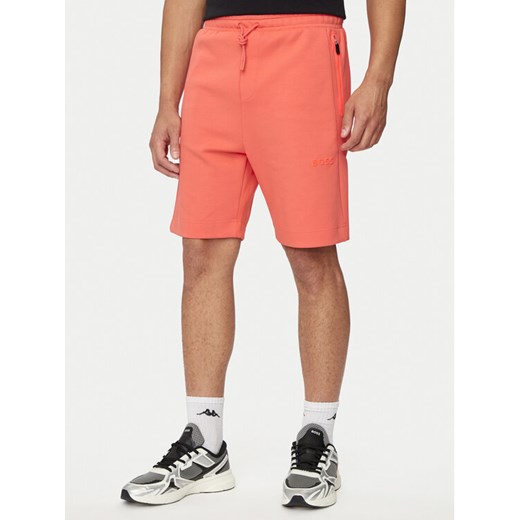 Boss Szorty sportowe Headlo 1 50510348 Czerwony Regular Fit M MODIVO