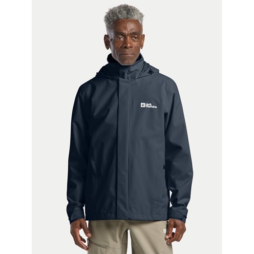 Jack Wolfskin Kurtka outdoor Trailtime 2l A63903 Granatowy Regular Fit ze sklepu MODIVO w kategorii Kurtki męskie - zdjęcie 182616010