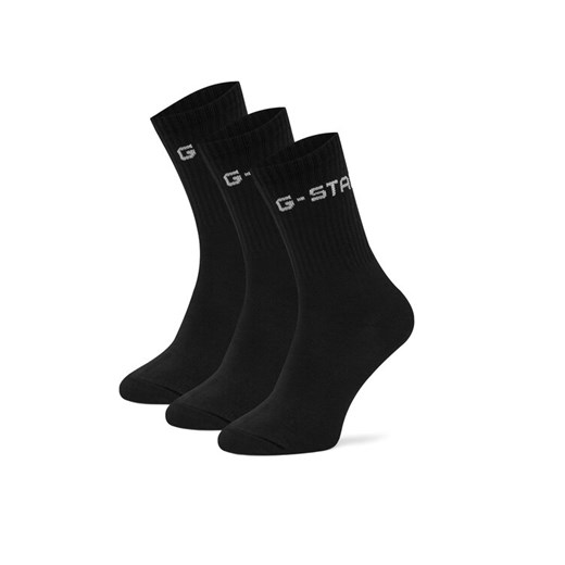 G-Star Raw Skarpety AS_G_STAR_001W_SS25 (3-PACK) Czarny ze sklepu MODIVO w kategorii Skarpetki damskie - zdjęcie 182616252