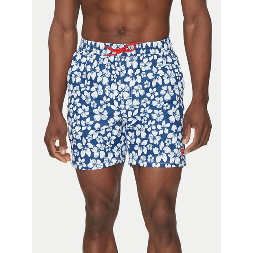Guess Szorty kąpielowe F5GT07 WG2A2 Kolorowy Regular Fit ze sklepu MODIVO w kategorii Kąpielówki - zdjęcie 182616272